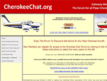 Tablet Screenshot of cherokeechat.org